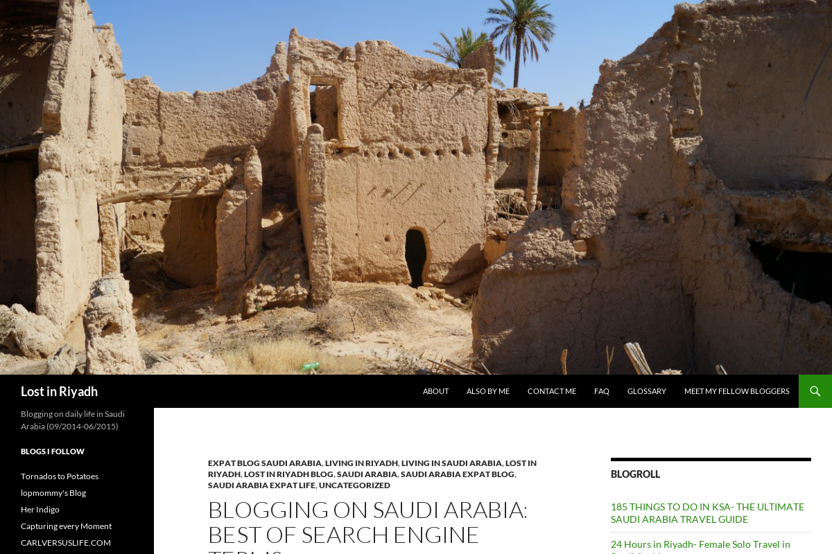 Lost in Riyadh, German in Riyadh blog, living in saudi ...