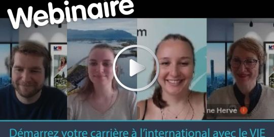 Webinaire - D&eacute;marrez votre carri&egrave;re &agrave; l'international avec le VIE