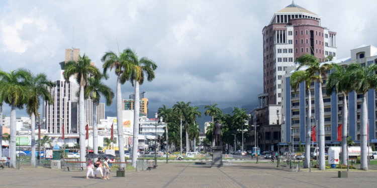 clouds in Port Louis