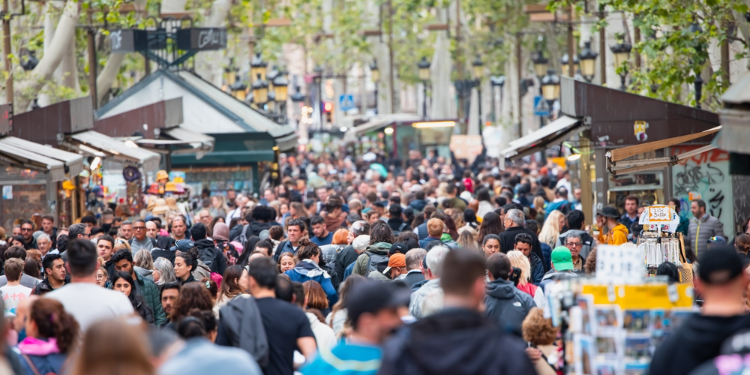 foule de touristes a Barcelone