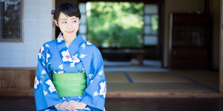 Japanese kimono lady