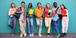 Which nationalities study abroad more and why?