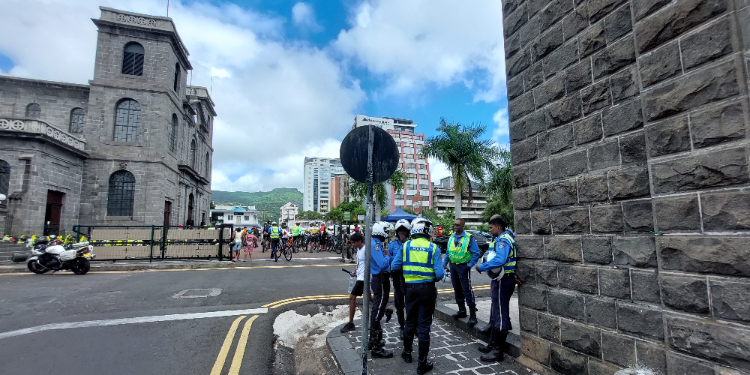 policiers dans la capitale