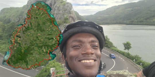 Conquering Mauritius by bike: Pascal Gihozo's epic 216 km ride