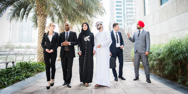 group of business people