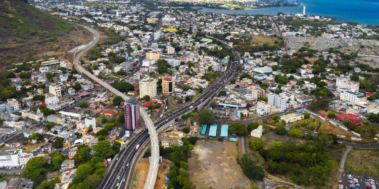 vue sur Port Louis