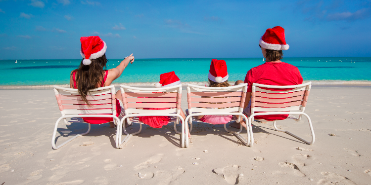 famille sur la plage