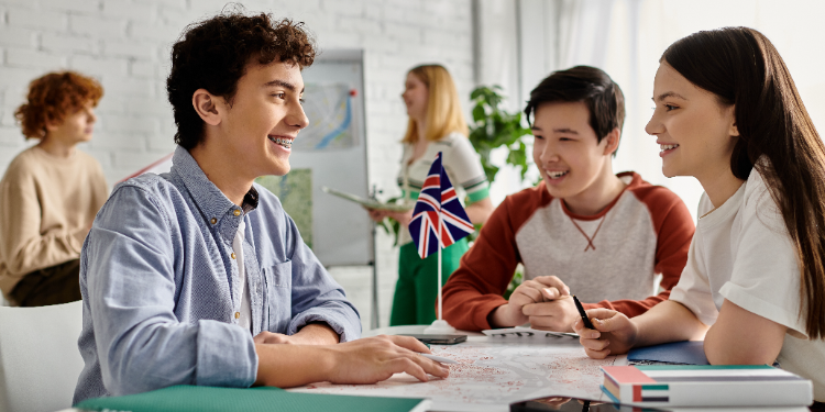 young exchange students