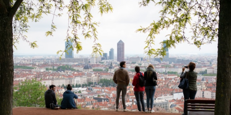 città dall'alto