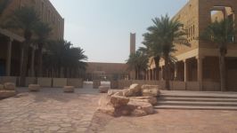 Michela e la sua famiglia a Riyad