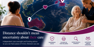 Living abroad while a loved one receives care in the UK