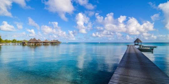 Andrea a Rangiroa in Polinesia: 