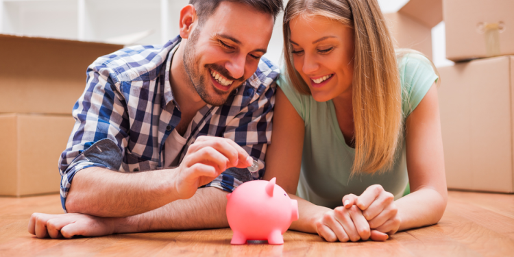 expat couple saving money