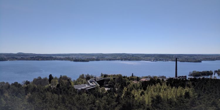 Finland view of the lake