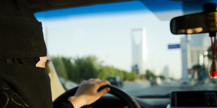 Saudian woman driving