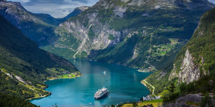 Fjord Geiranger en Norvege