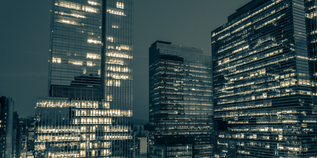 skyscrapers in megacity