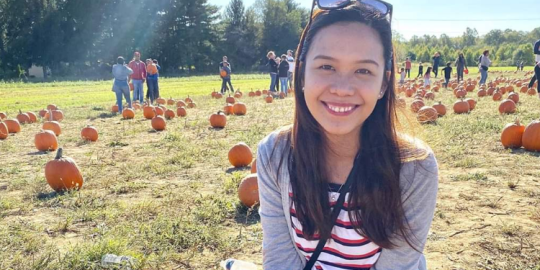 Premier Noël loin de chez elle...