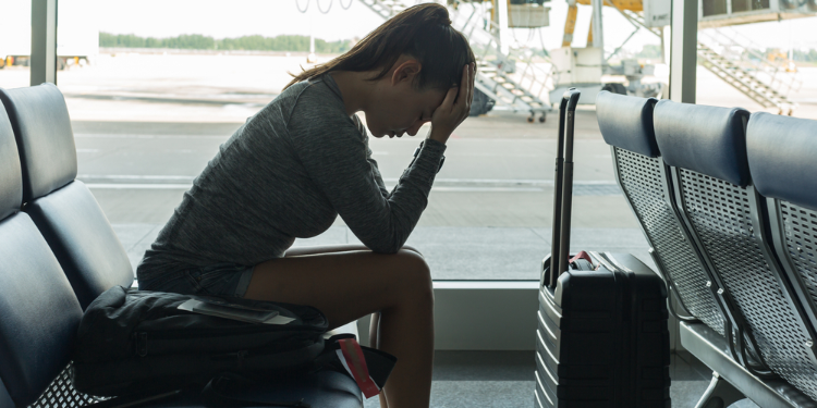 girl at the airport