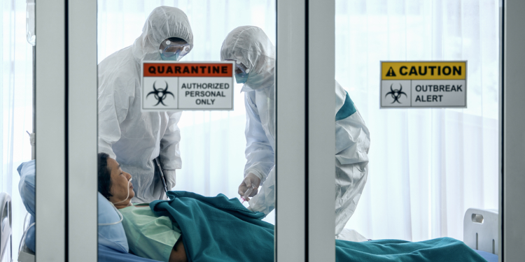 patient in quarantine