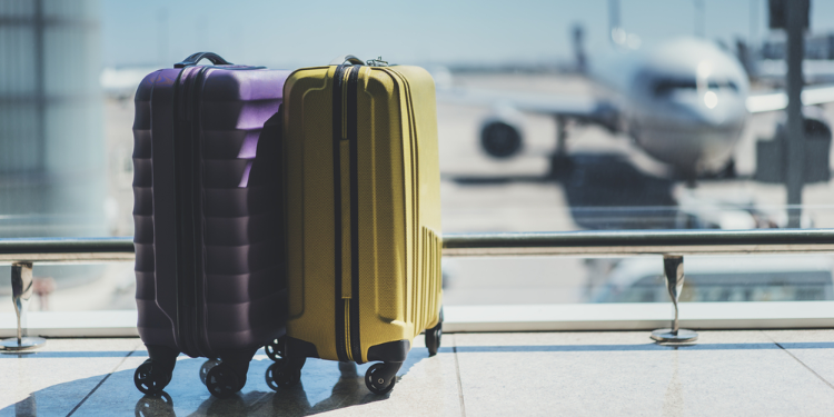 suitcase at airport