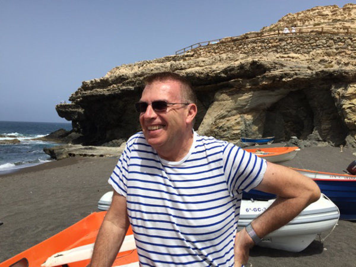 Barrie in the Canary Islands