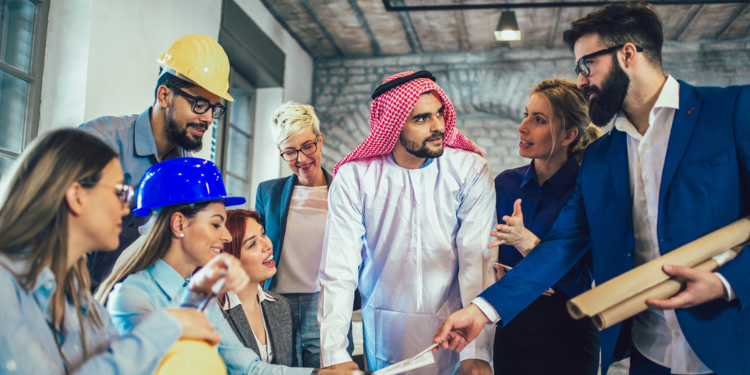 employes au Moyen Orient