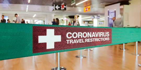 Restricciones de viaje a Estados Unidos durante la pandemia del coronavirus
