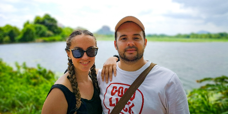 couple d'expats au Sri Lanka