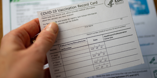 La tessera di vaccinazione Covid-19 è valida in tutto il mondo?