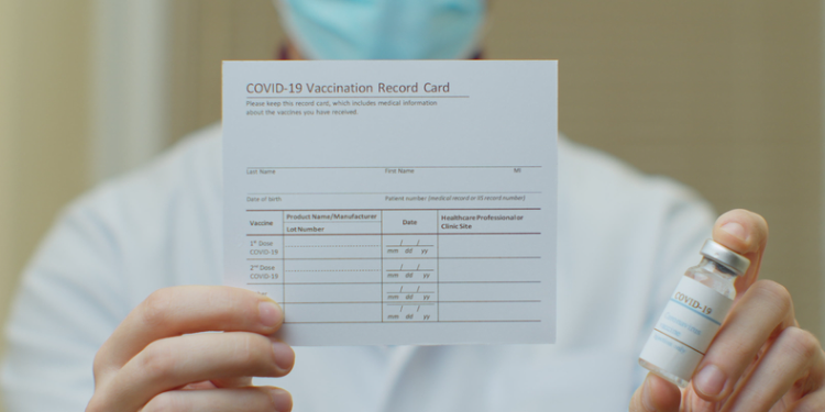 carte de vaccination contre la COVID-19