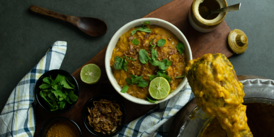 This months recipe: A warm Halim perfect for winter