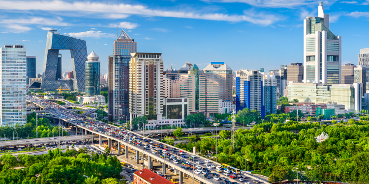 quartier d'affaires de Pekin, Chine