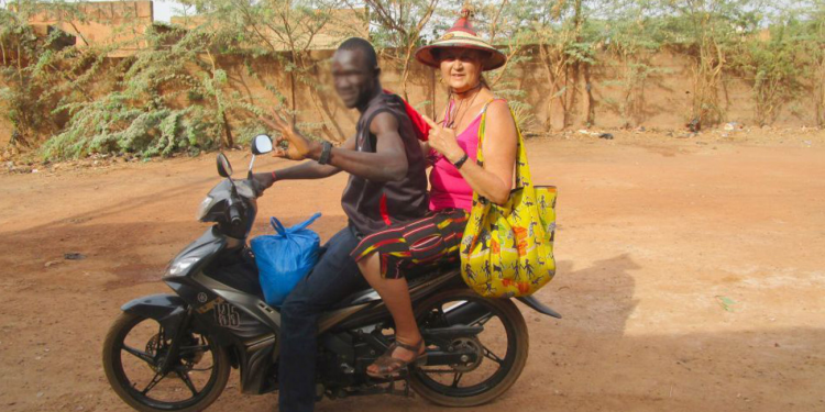 Christine au Burkina Faso