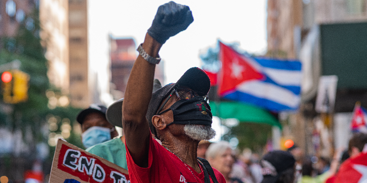 protests against an embargo