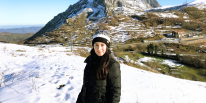 Camila, una estudiante de doctorado colombiana en Oviedo, España 