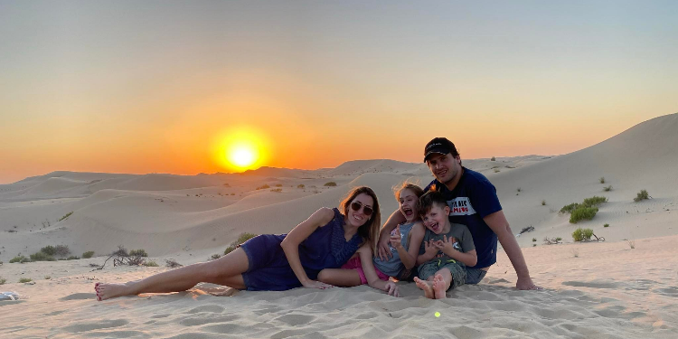 expat family in Abu Dhabi