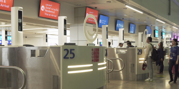 Dubai arrivals counter