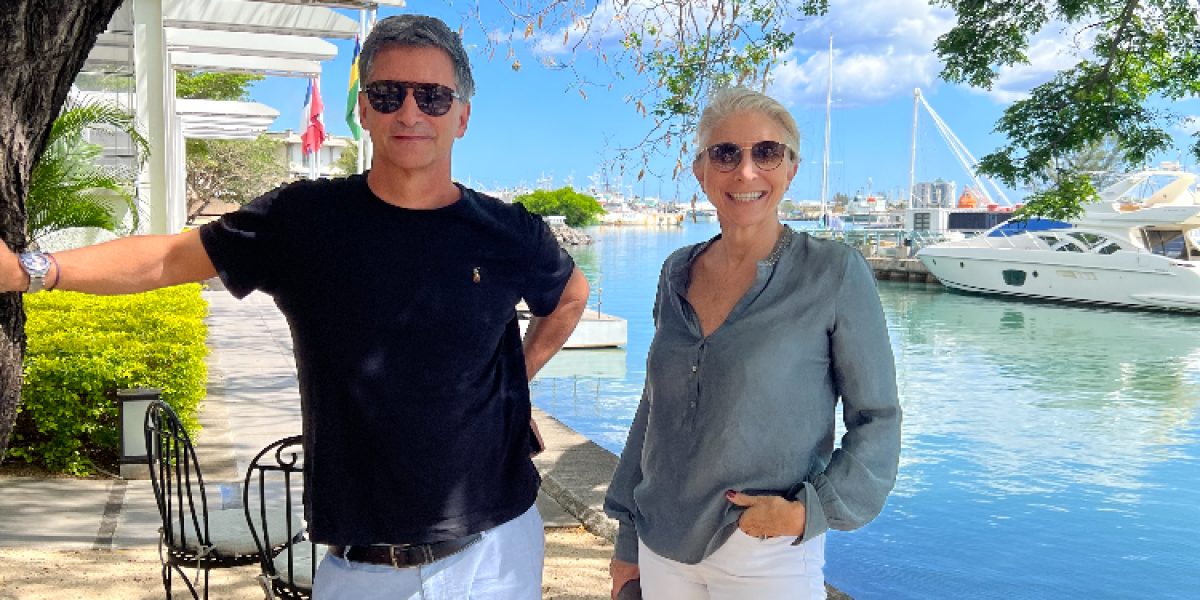 Fabrice Delon, CEO of Graines de Boss and Valérie Rougier, cofounder