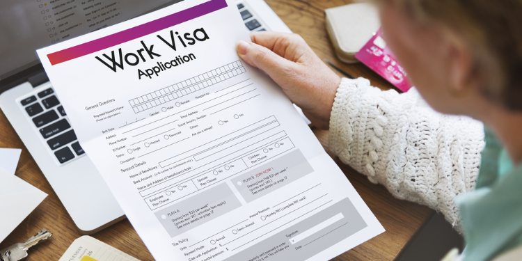 work visa application