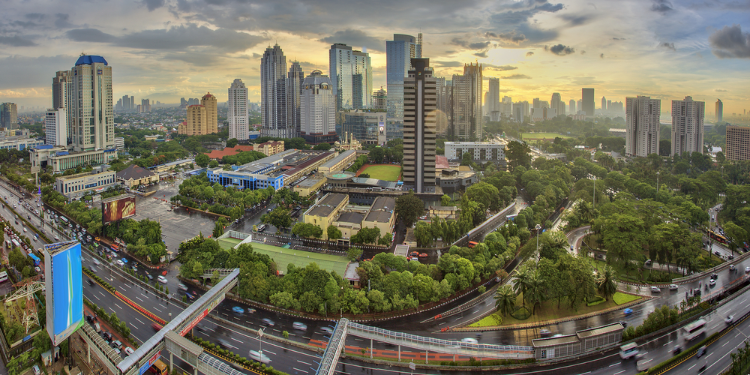 Jakarta, capitale de l'Indonesie