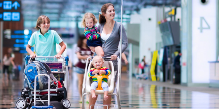 flying with children
