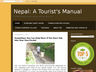Nepal: A Tourist's Manual