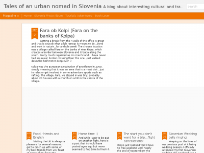 Tales of an urban nomad in Slovenia