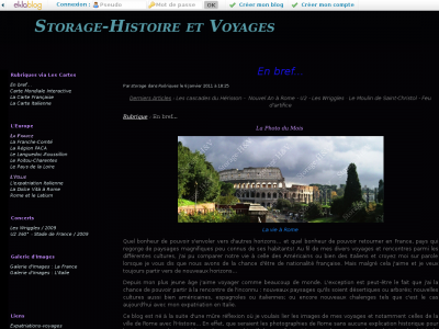 Storage-Histoire et Voyage