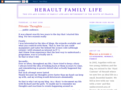 Herault family life