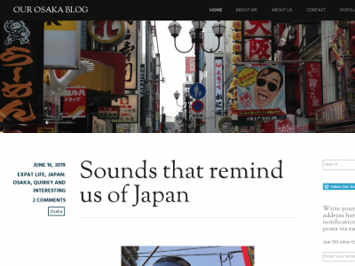 Our Osaka Blog