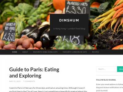 Dimshum- a Hong Kong and London Food Blog