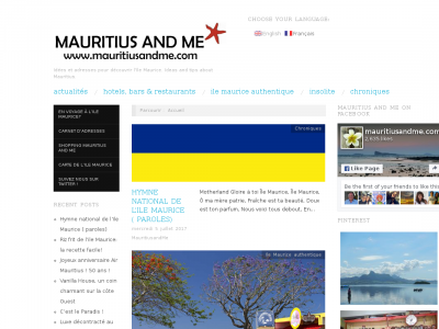 Mauritius and me