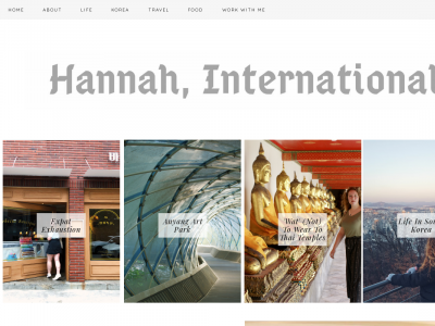 Hannah, International